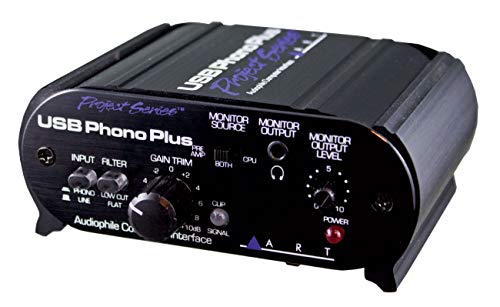 ART APPLIED RESEARCH AND TECHNOLOGY Art Pro Audio USB Phono Plus - Project Series, schwarz