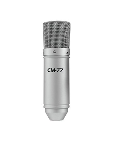 OMNITRONIC MIC CM-77 Kondensatormikrofon | Kondensatormikrofon für professionelle Studio- und Live-Einsätze