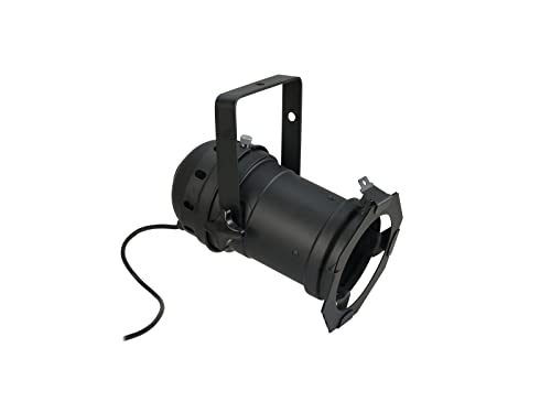 EUROLITE PAR-46 Spot E-27 sw | PAR-46-Gehäuse mit E-27 Sockel (mit Kabel + Stecker)