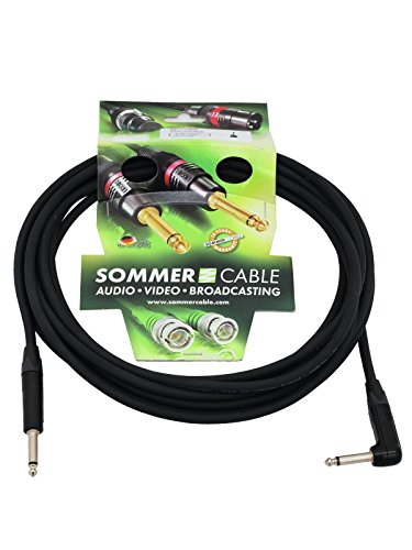 SOMMER 30227522 Klinkenkabel (6,3 mono, 6 m) schwarz