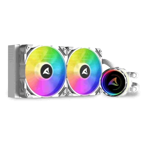 Sharkoon S80 RGB, AIO Wasserkühlung weiß, Typ 240