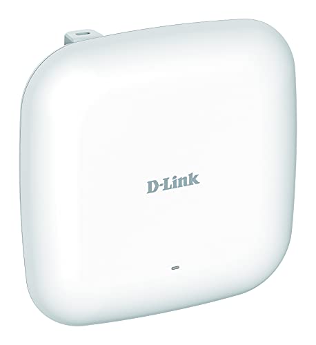 D-Link DAP-X2810 AX1800 Wi-Fi 6 Dual-Band PoE Access Point (Indoor, 802.11ax, OFDMA, MU-MIMO, mehrere Betriebsmodi, WPA3, Gigabit Ethernet, zentralisierte Verwaltung)