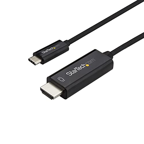 StarTech.com 3m USB-C auf HDMI Kabel - Monitorkabel - 4K bei 60Hz - USB Typ C zu HDMI Kabel - Schwarz
