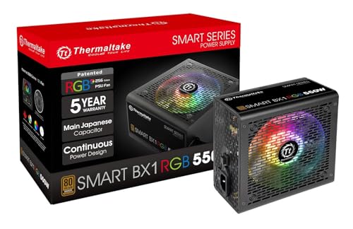 Thermaltake Fuente DE ALIMENTACION ATX 550W SMART BX1 Negro