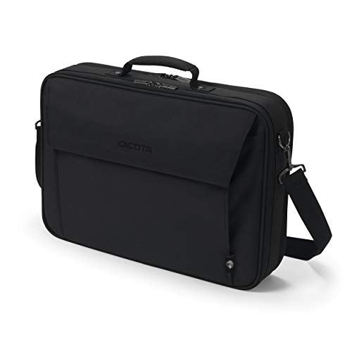 Dicota Eco Multi Plus Base 14-15.6 – Notebooktasche mit Schutzpolsterung und Dokumentenfach, schwarz