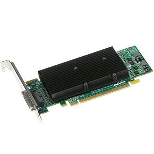 Matrox M9140 LP Passiv Grafikkarte (PCI-e, 512MB DDR2 Speicher, 4 DVI SL and Analog, 1 GPU), M9140-E512LAF