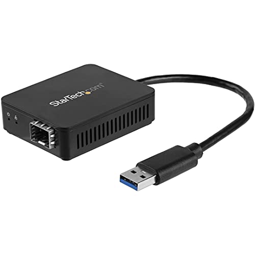 StarTech.com USB 3.0 auf LWL Konverter - Offener SFP - USB 3.0 Gigabit Ethernet Netzwerk Adapter - 1000BASE-SX/LX - Windows / Mac / Linux