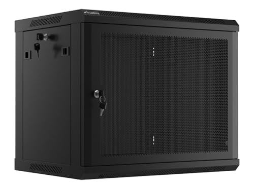 Lanberg Rackschrank 19" Wandmontage 9u/600x450 mit perforierter Tür schwarz
