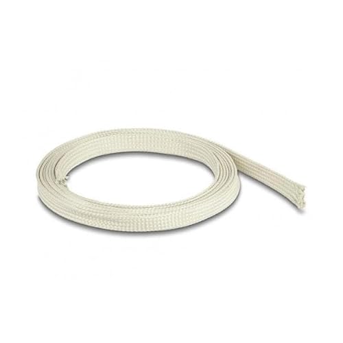 Delock Geflechtschlauch aus Nomex Fasern 2 m x 10 mm weiß