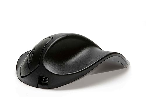 Bakker BNEP190RW rechtsgängige mittelgroße Wireless -Maus schwarz