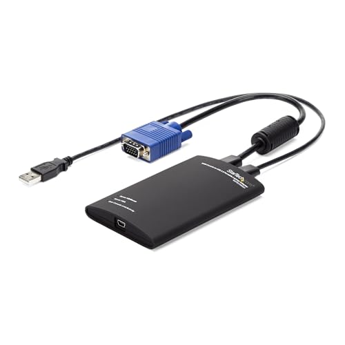 StarTech.com Tragbarer KVM Konsolen auf USB 2.0 Laptop Adapter