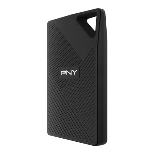 PNY RP60 1TB USB 3.2 Gen 2x2 Typ-C Portable SSD - 2.000MB/s Lesegeschwindigkeit (PSD0CS3060-1TB-RB)