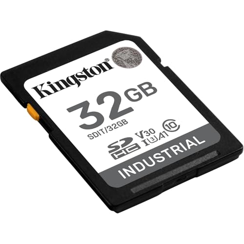 Kingston Industrial 32 GB SDHC Speicherkarte, schwarz, UHS-I U3, Class 10, V30