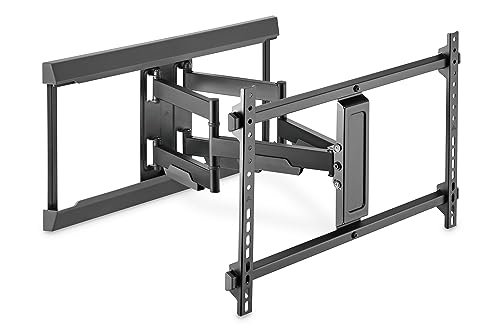 DIGITUS Full-Motion TV-Wandhalterung 37-80", 60 kg Belastung max., VESA 200x100 bis 600x400, Schwarz