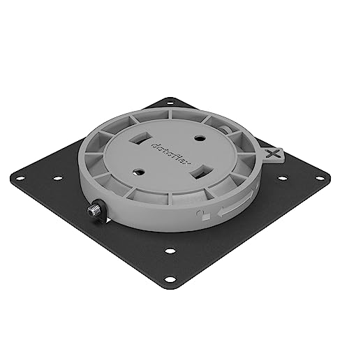Dataflex Viewgo Thin Client Halterung - Desk 903 Schwarz, praktische Computerhalterung mit Schnellverschluss und Arretierung, VESA-kompatibel, belastbar bis 3kg
