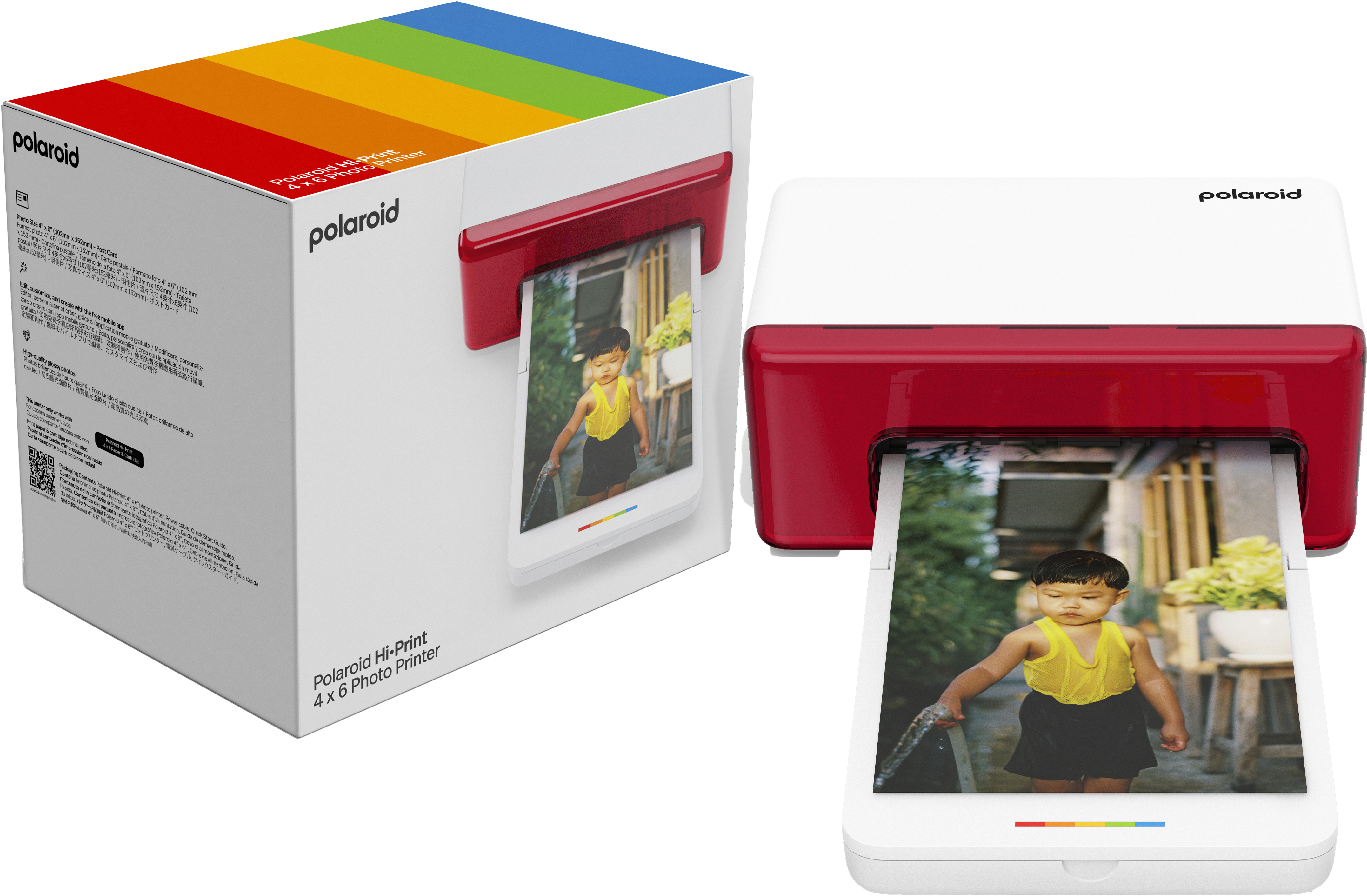 Polaroid - Hi Print 4x6 (10x15cm) - Bluetooth-Fotodrucker - Weiß
