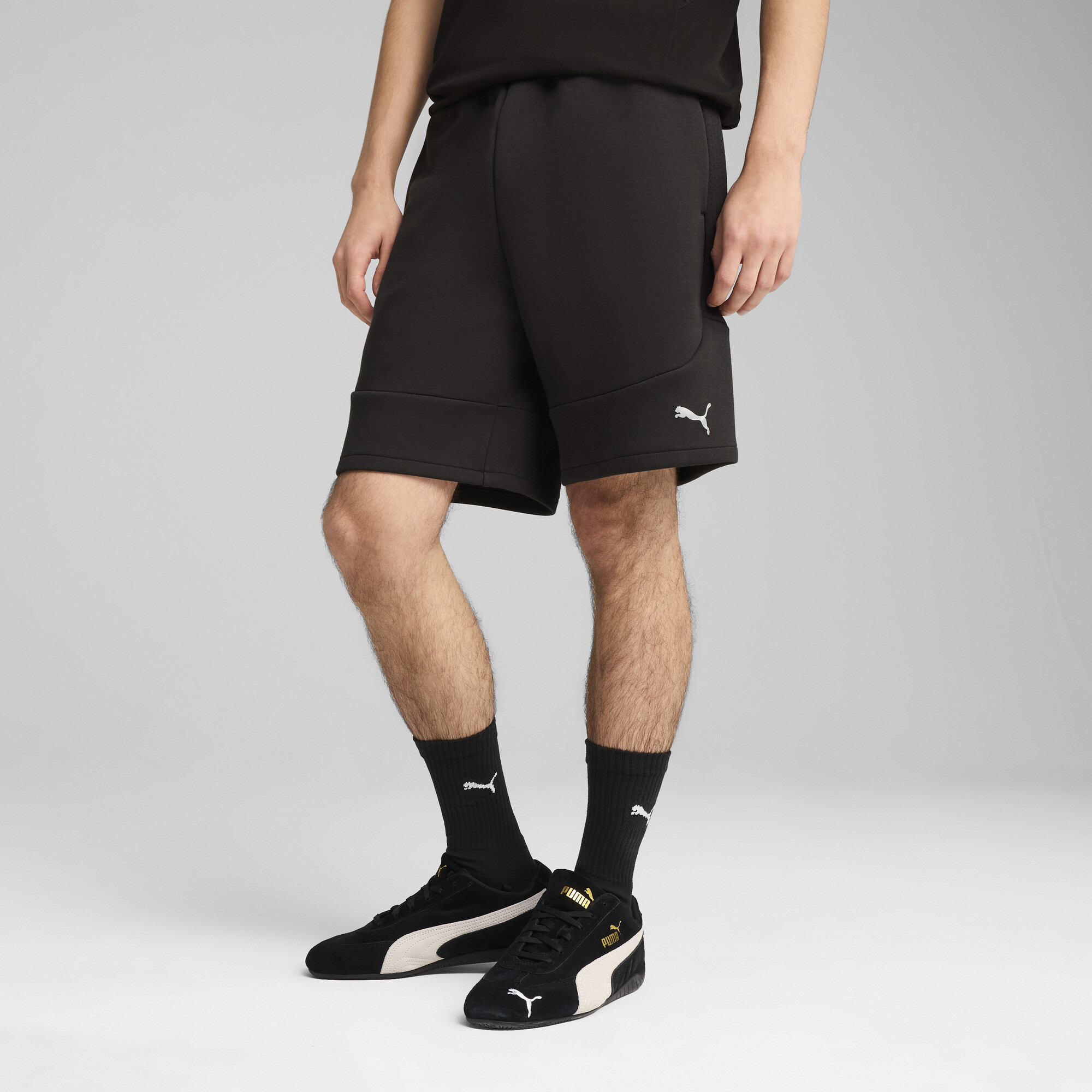 PUMA EVOSTRIPE 8"Shorts Herren, Kleidung, Schwarz, S