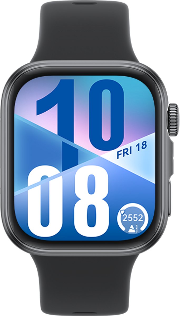 HUAWEI Watch FIT 4 schwarz | Smartwatch | Extrem dünnes Design | Erweiterter Sportmodus | NFC-Zahlung | Bis zu 10 Tage Akkulaufzeit | Kompatibel mit IOS und Android