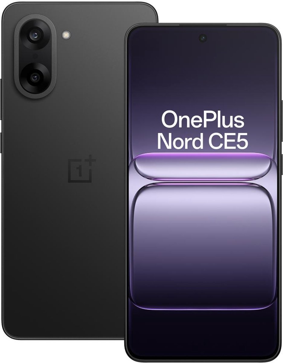OnePlus Nord CE5 Bundle schwarz | Smartphone | Speicher erweiterbar auf 1TB | 6.77" Display | 120Hz | OxygenOS 15.0 | 80W Schnellladen