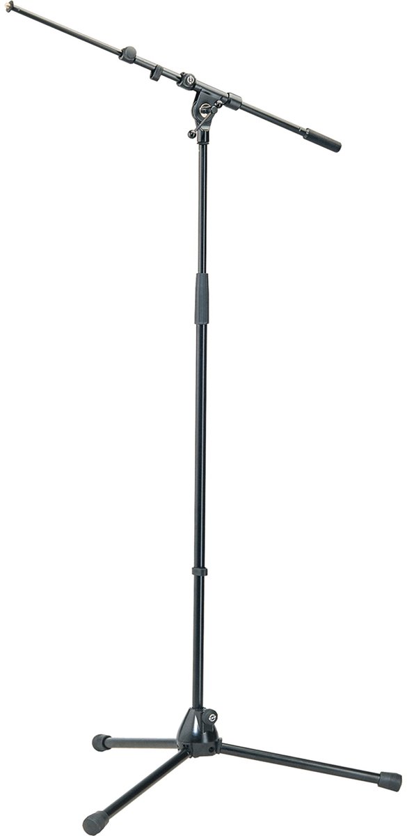 K&M 210/9 Mikrofonstativ mit verstellbarem Schwenkarm, black