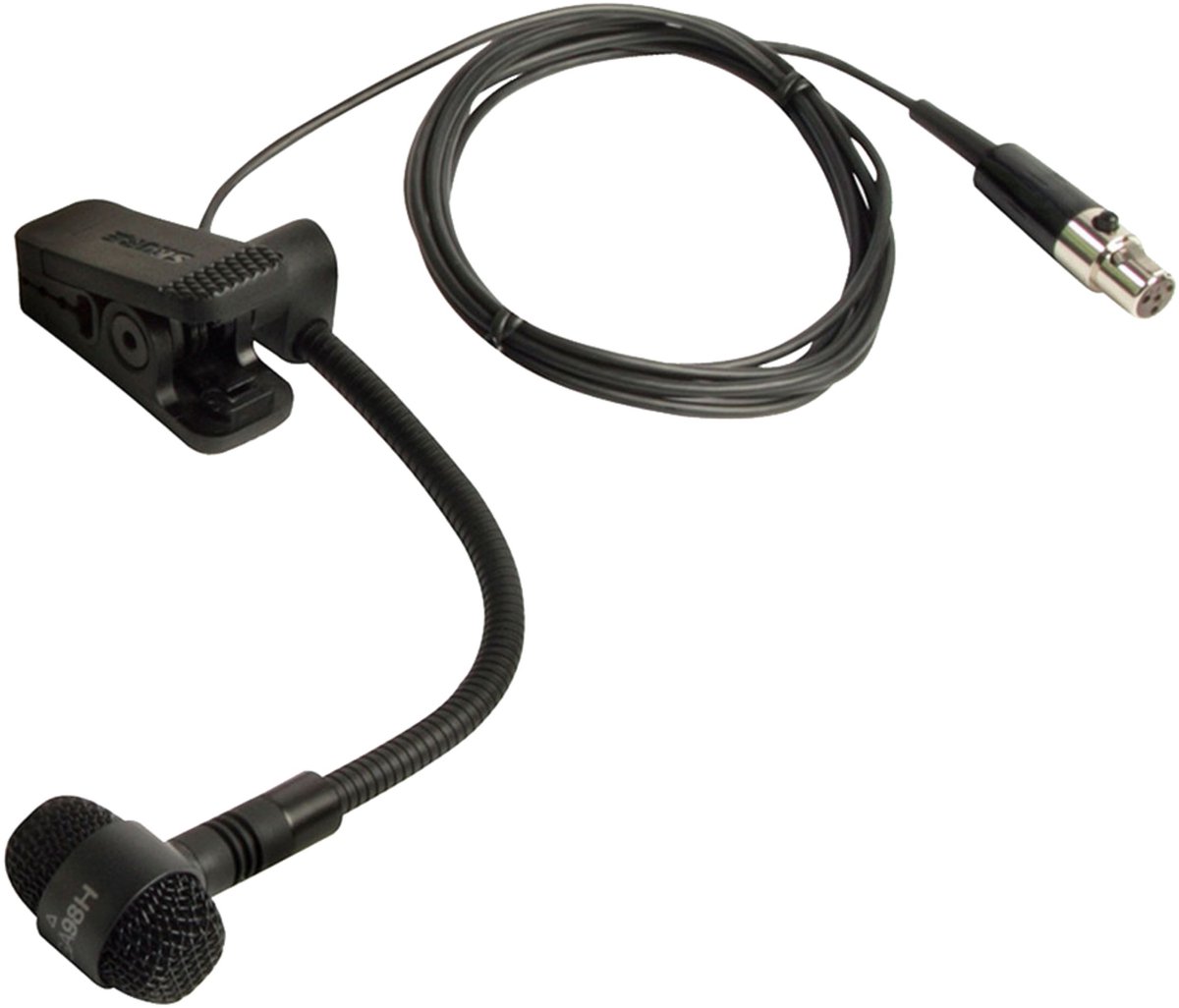 Shure PGA98H-TQG Instrumenten Clip-Mikrofon mit Schwanenhals für Blasinstrumente
