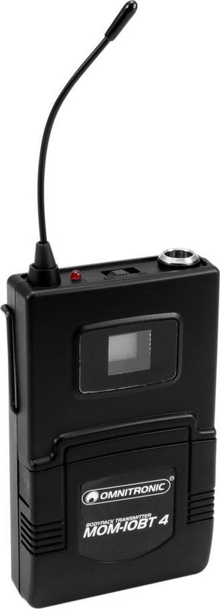 OMNITRONIC MOM-10BT4 Taschensender für MOM-10BT4 Kompaktbox