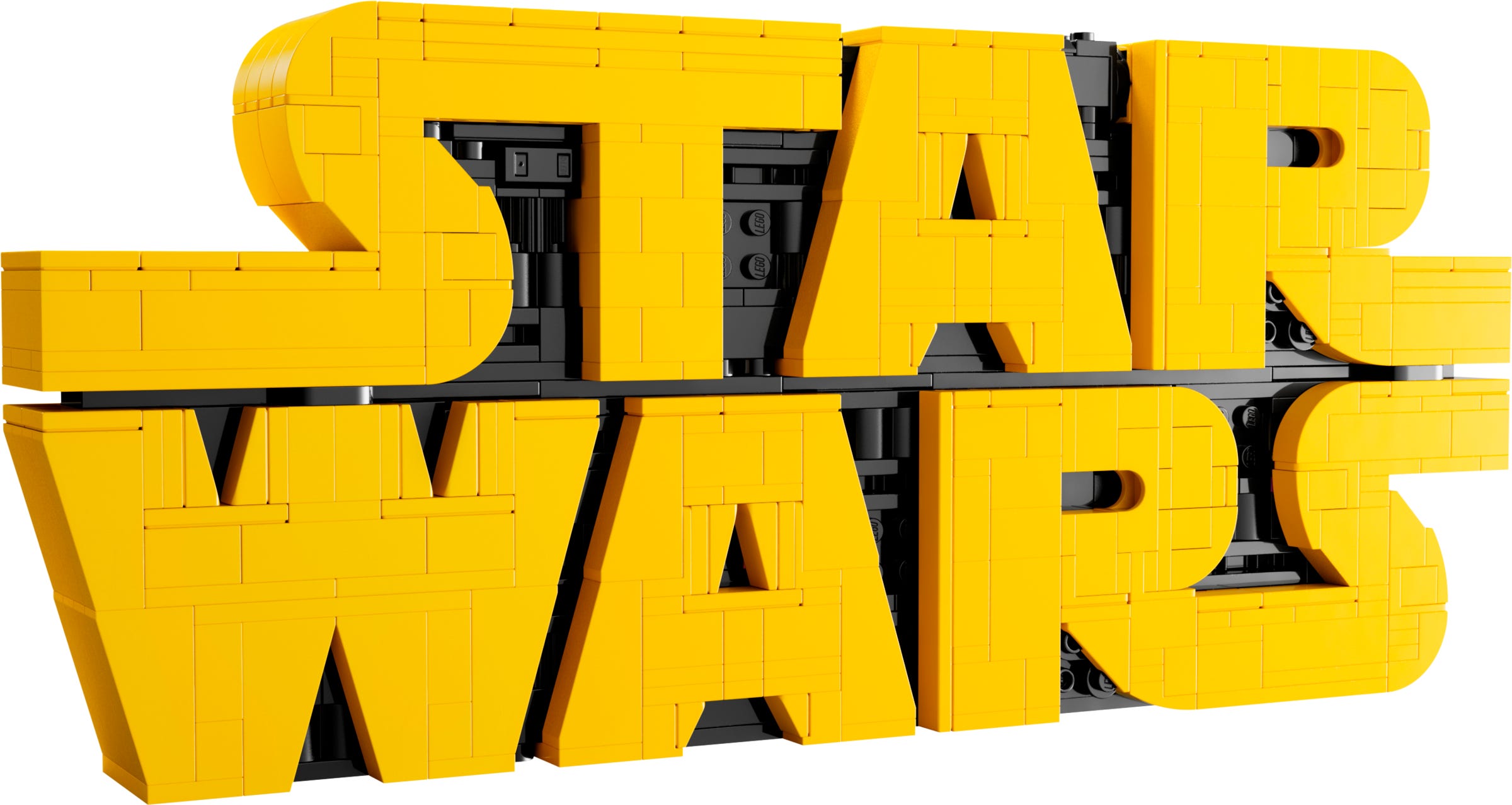 Star Wars Logo aus LEGO Steinen