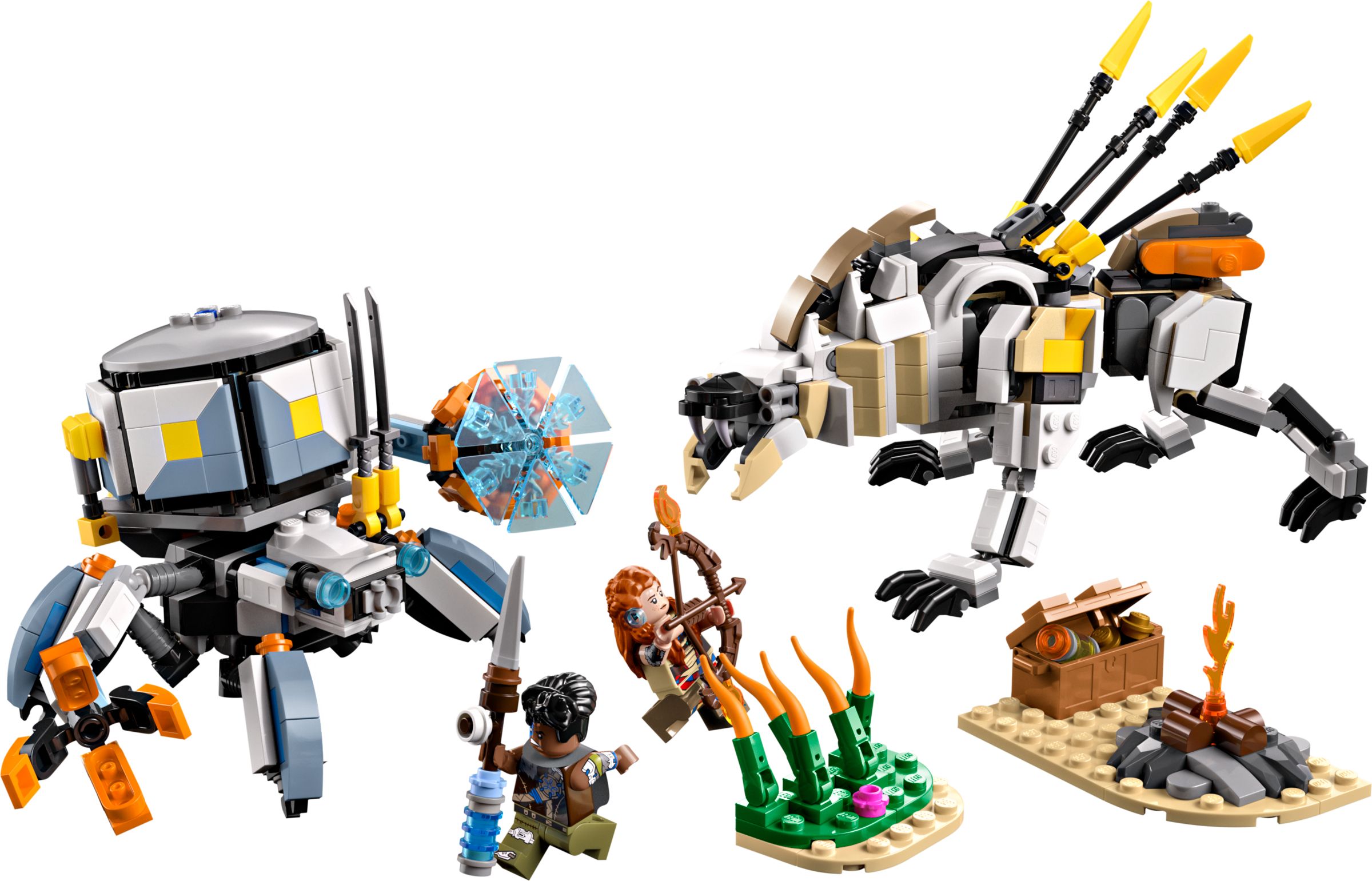 Aloy und Varl gegen Walker und Sawtooth Horizon Adventures, +9 Jahre, 77037, Lego