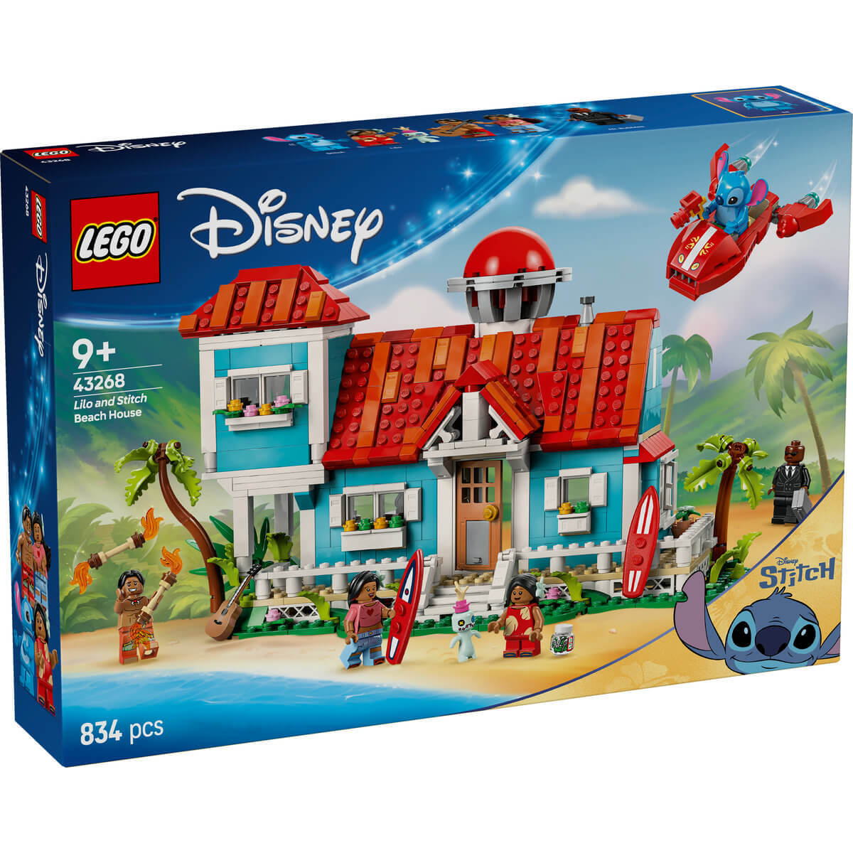 Disney's Lilo und Stitch Strandhaus, +9 Jahre, 43268, Lego