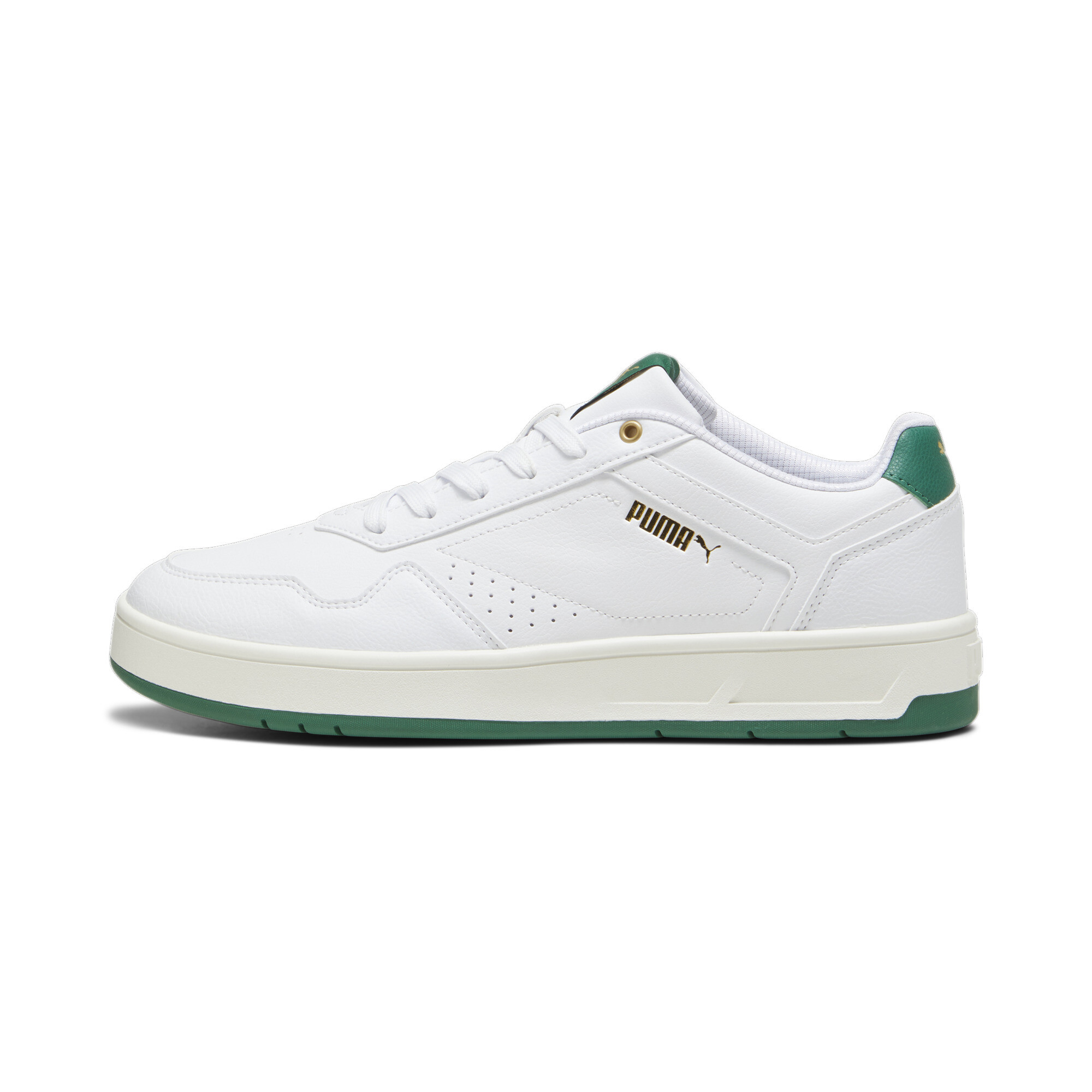 PUMA Court Classic Sneakers, Schuhe, Weiß/Vine/Gold, 37