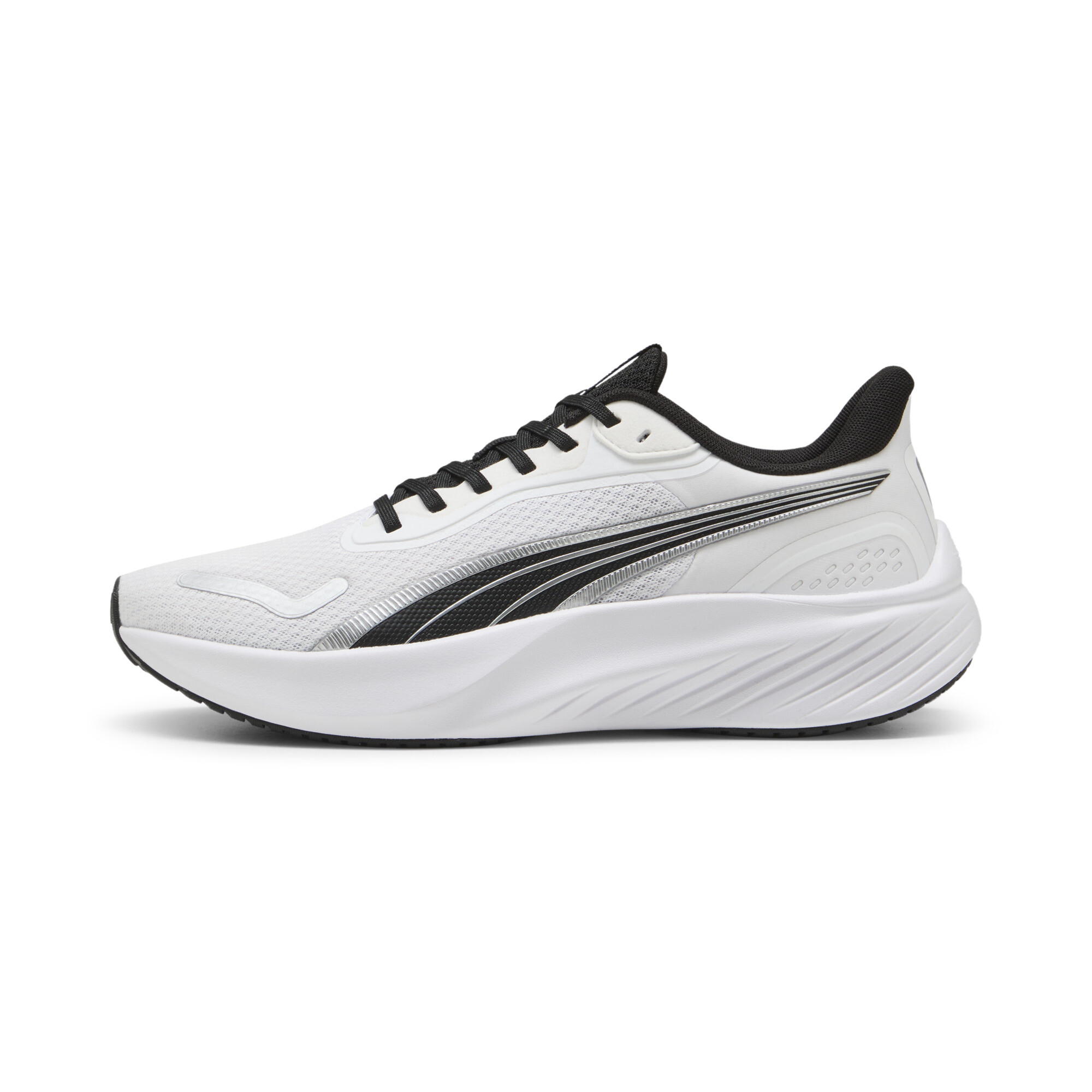 PUMA Pounce Lite Laufschuhe, Schuhe, Weiß/Schwarz, 41