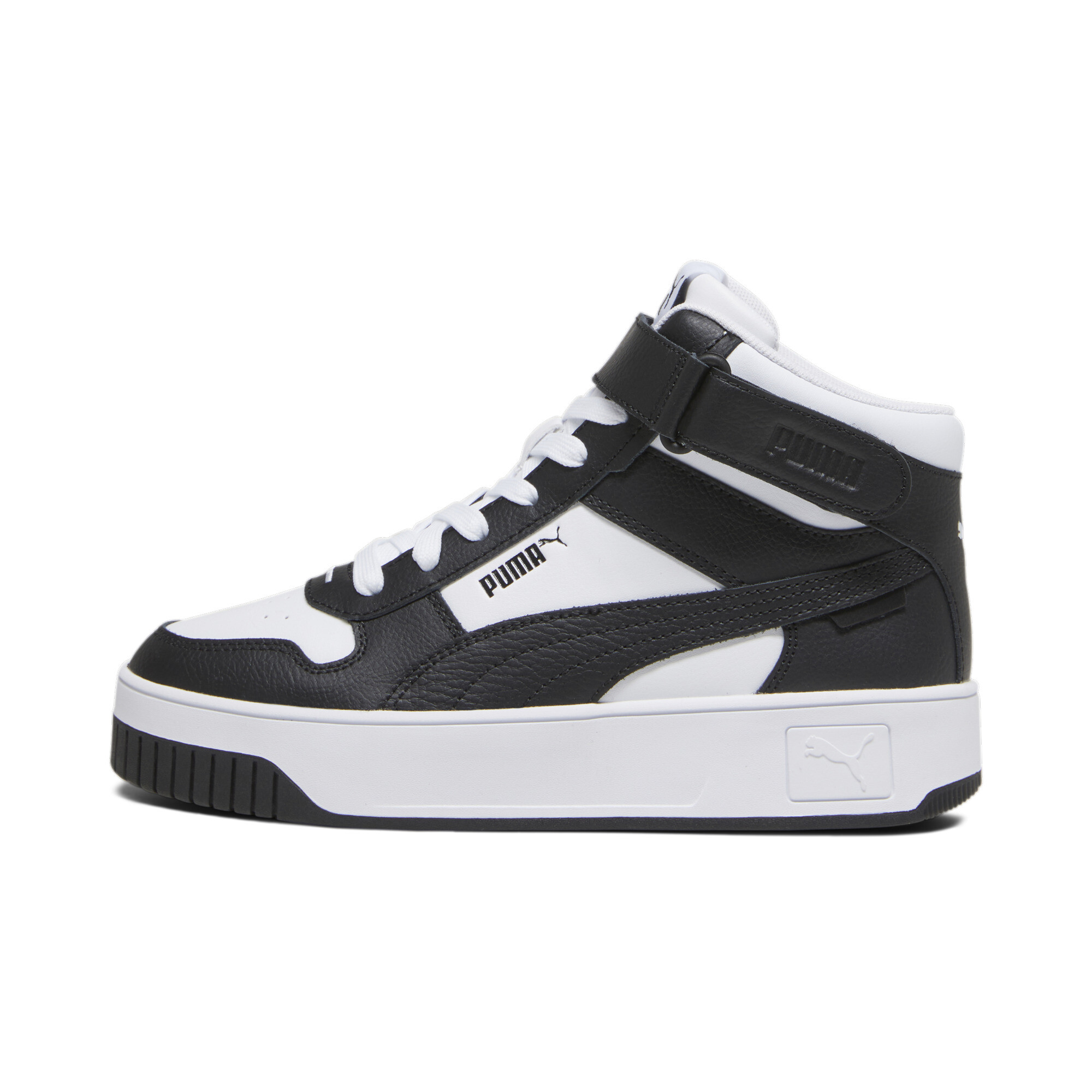 PUMA Carina Street Mid Sneakers Damen, Schuhe, Weiß/Schwarz, 38