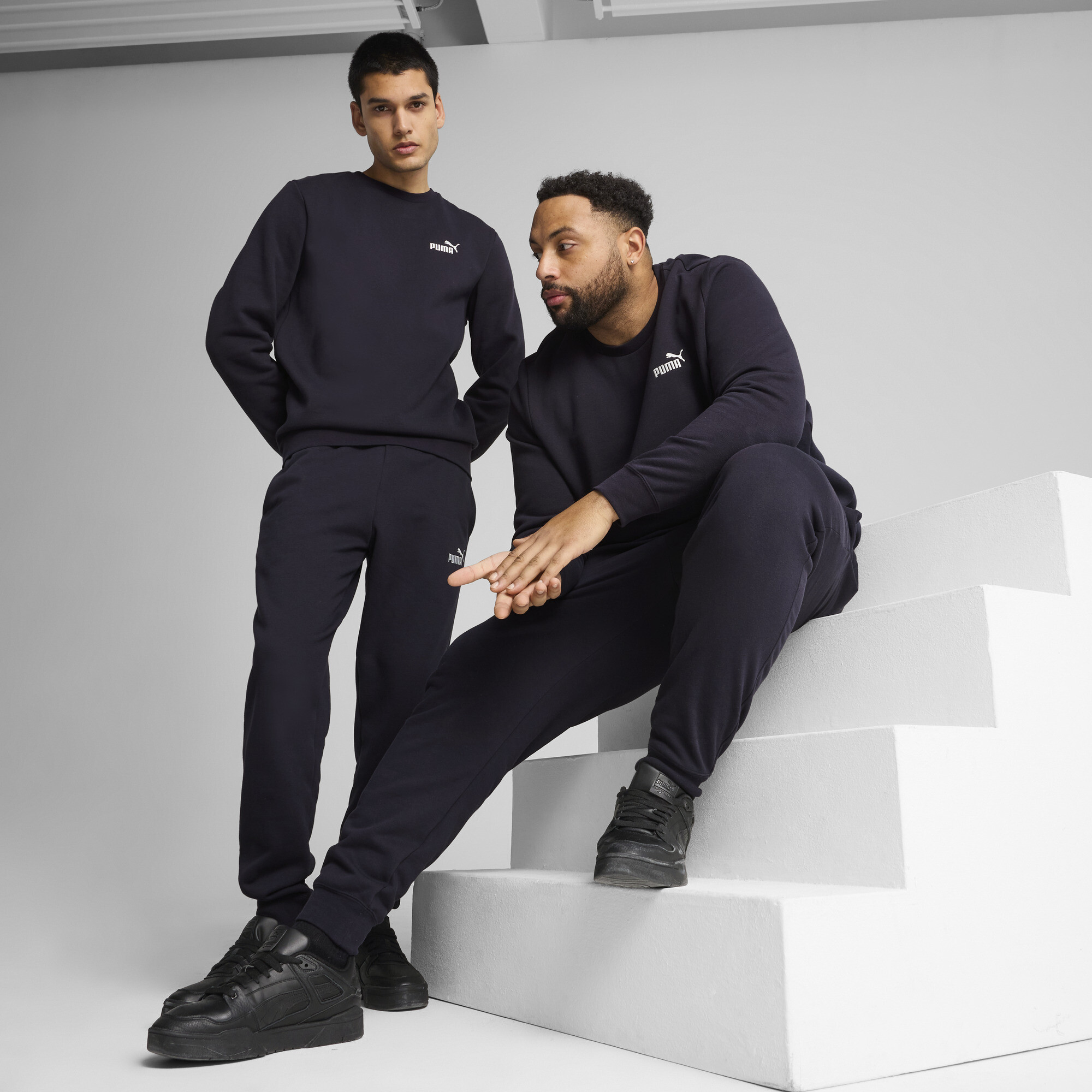 PUMA Essentials No. 1 Logo Jogginghose Herren, Kleidung, New Navy, S