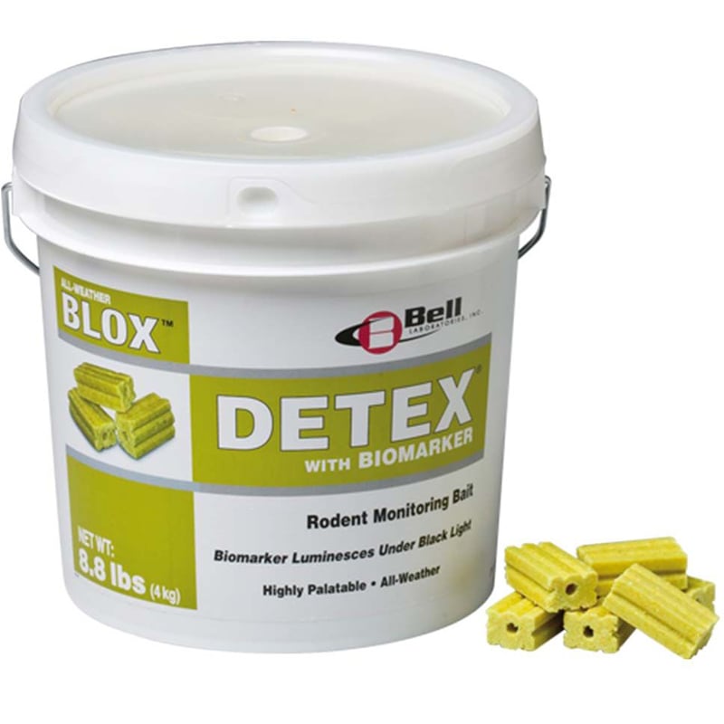 Detex Blox Gegen Mäuse Und Ratten - Praktische Blockform - Große Verpackung - Schnell und effektiv