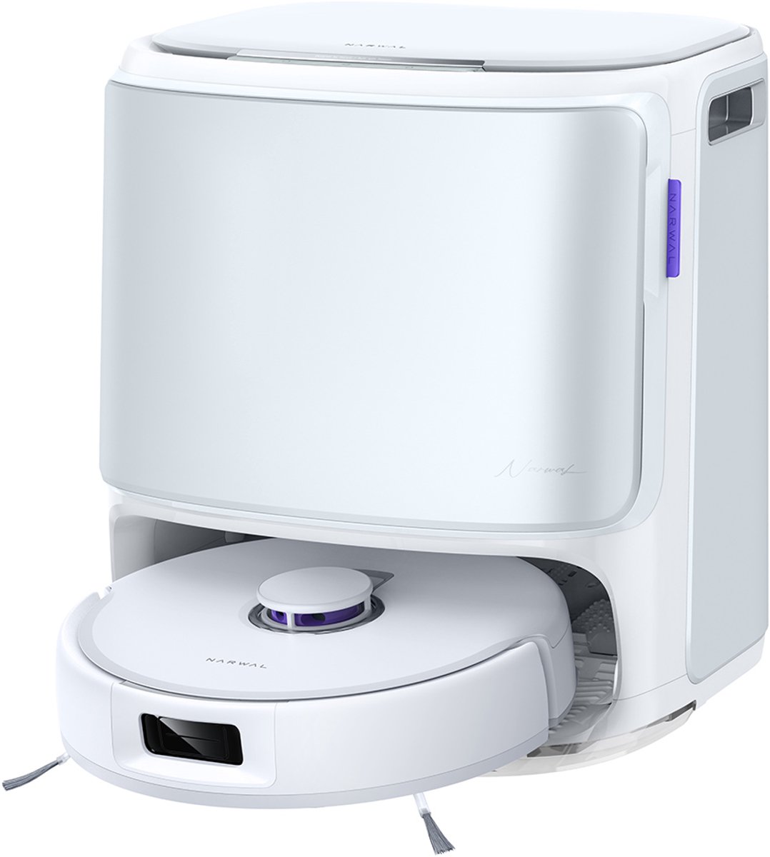 Narwal Freo Z10 weiß | Saugroboter | 15000 Pa | 23 AW Saugkraft | Anti-Tangle-Seitenbürste | EdgeReach Moppsystem | intelligente Teppicherkennung