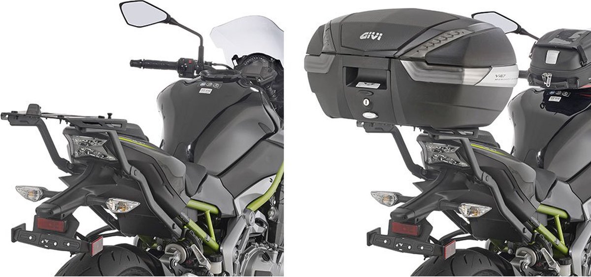 GIVI FZ Top case holder Monolock or Monokey, Motorcycle-specific luggage, 4118FZ