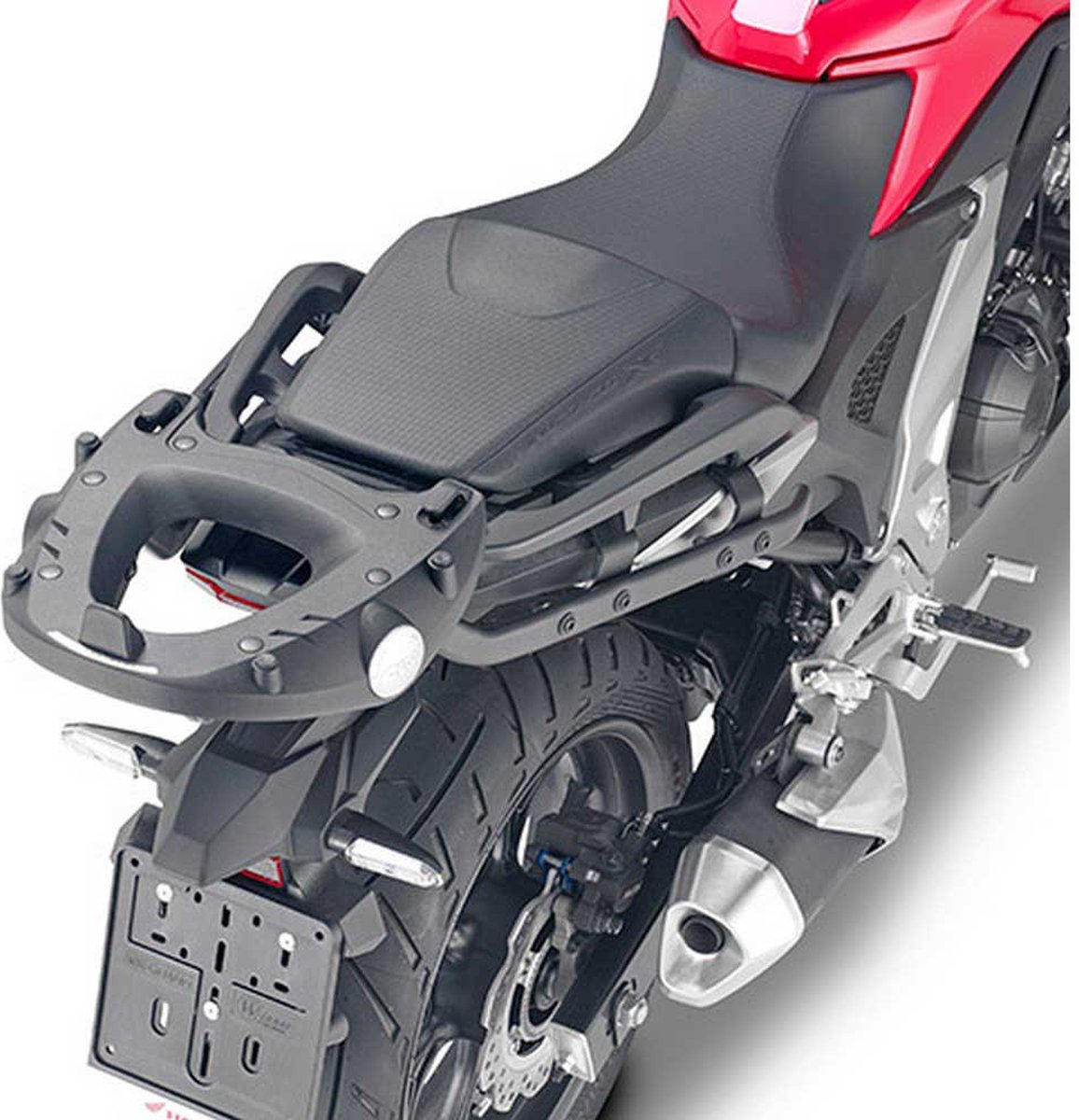 GIVI FZ Top case holder Monolock or Monokey, Motorcycle-specific luggage, 1192FZ