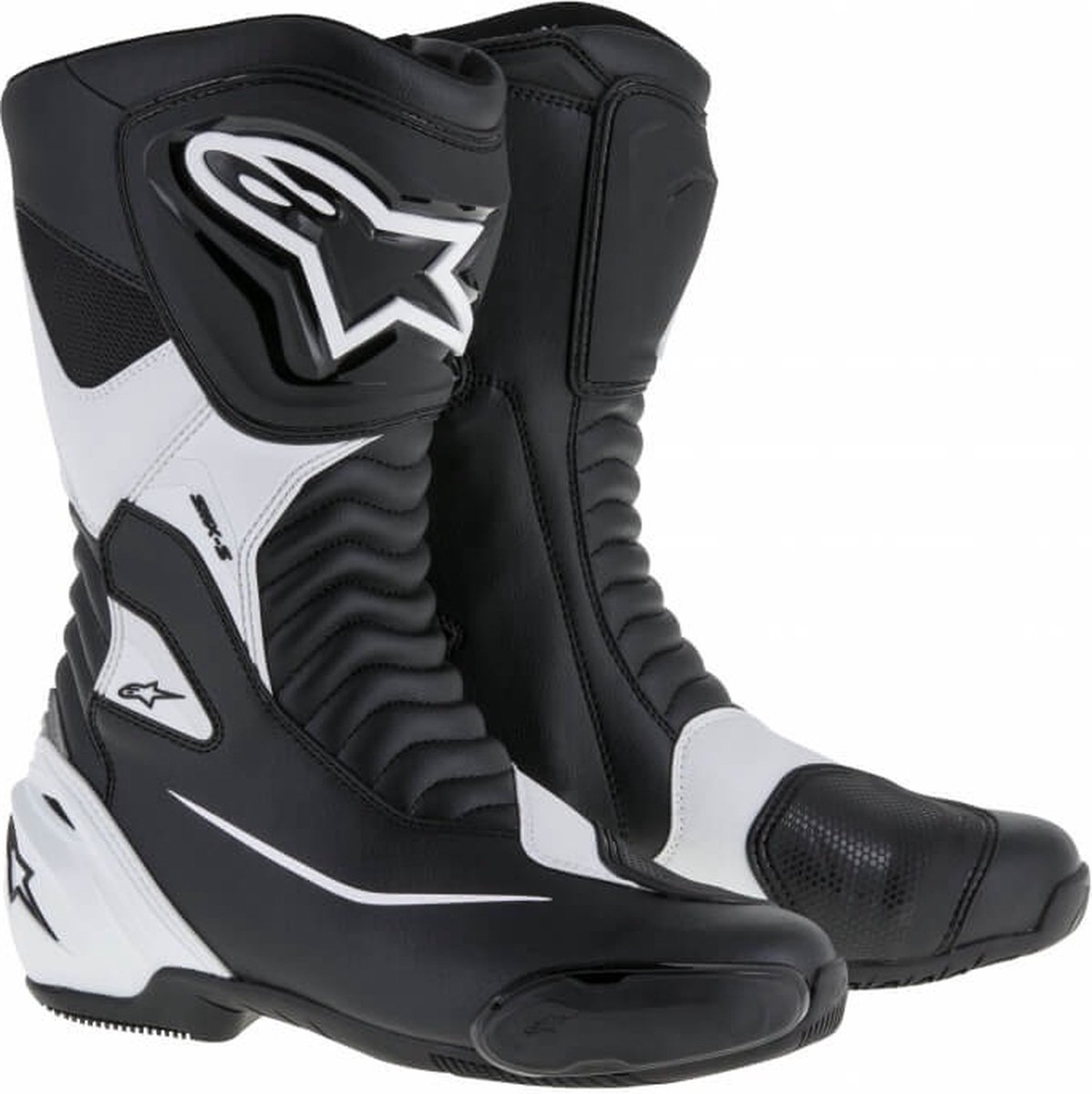 ALPINESTARS SMX-S, Motorcycle sports boots, Black White