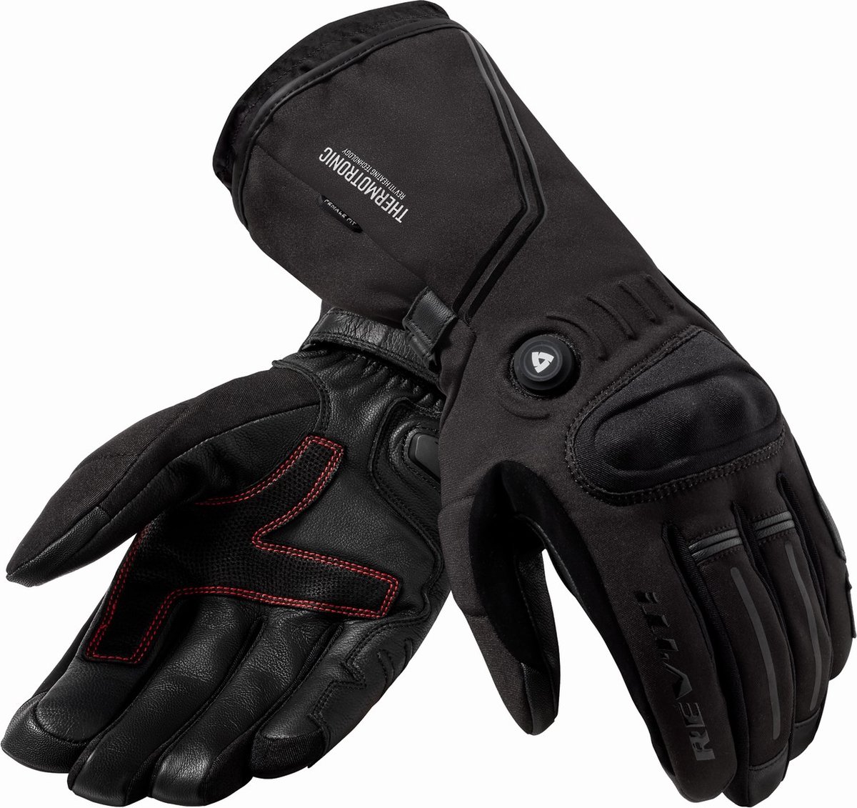 REV'IT! Liberty H2O Lady kit, Heated motorcycle gloves, Black