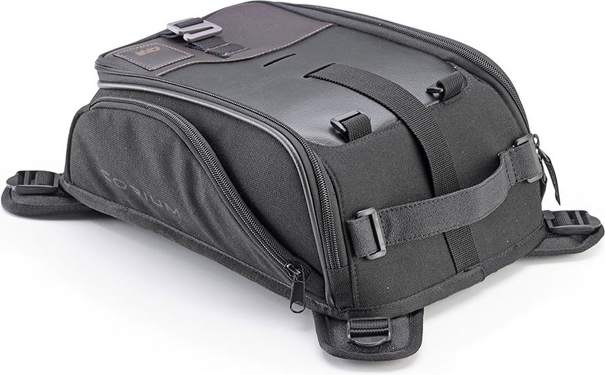 GIVI Tankbag Corium, Tank bags for motorcycles, Black-Brown CRM103