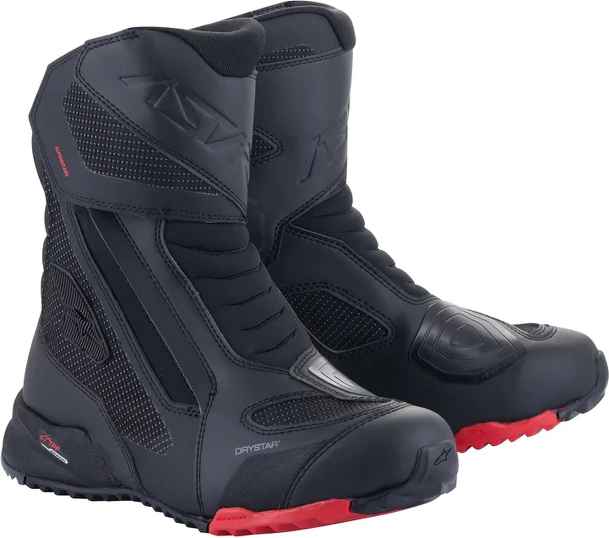 ALPINESTARS RT-7 Drystar, Touring motorcycle boots, Black-Red