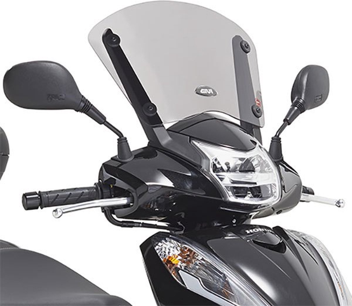 GIVI Windshield, for motorcycles and scooters, D1143S Tall smoked