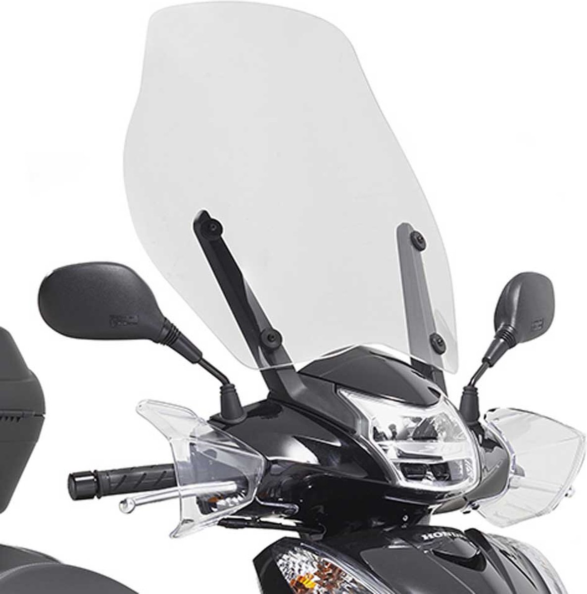 GIVI Windshield, for motorcycles and scooters, D1143ST Tall transparent