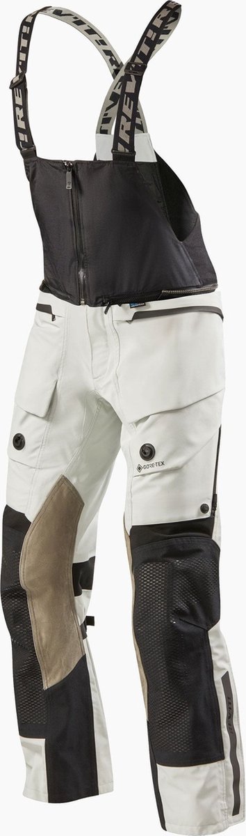 REV'IT! Dominator 3 GTX Pants, Men's Gore-Tex® motorcycle, Silver Black