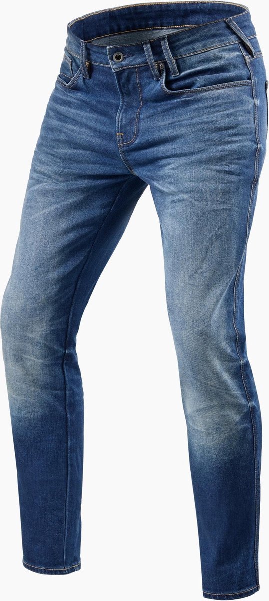 REV'IT! Carlin SK, Men's motorcycle jeans, Blue used length 34
