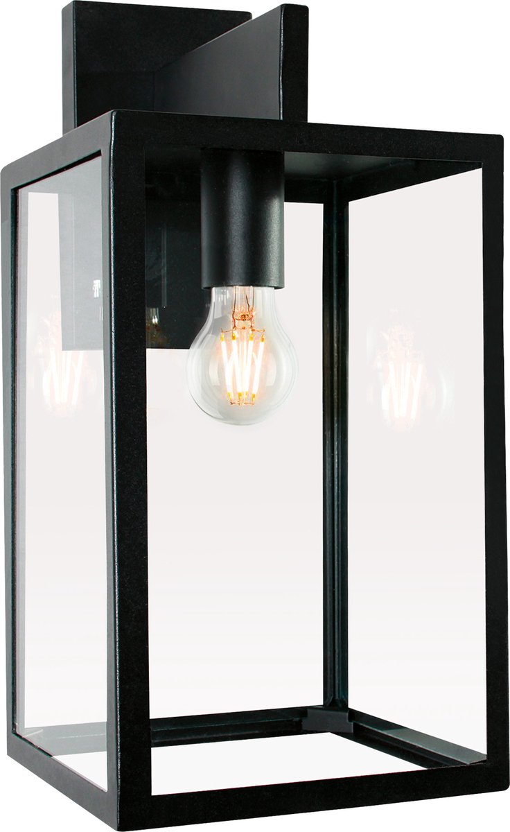 Hampton Wandleuchte Schwarz mit Smart Wifi LED