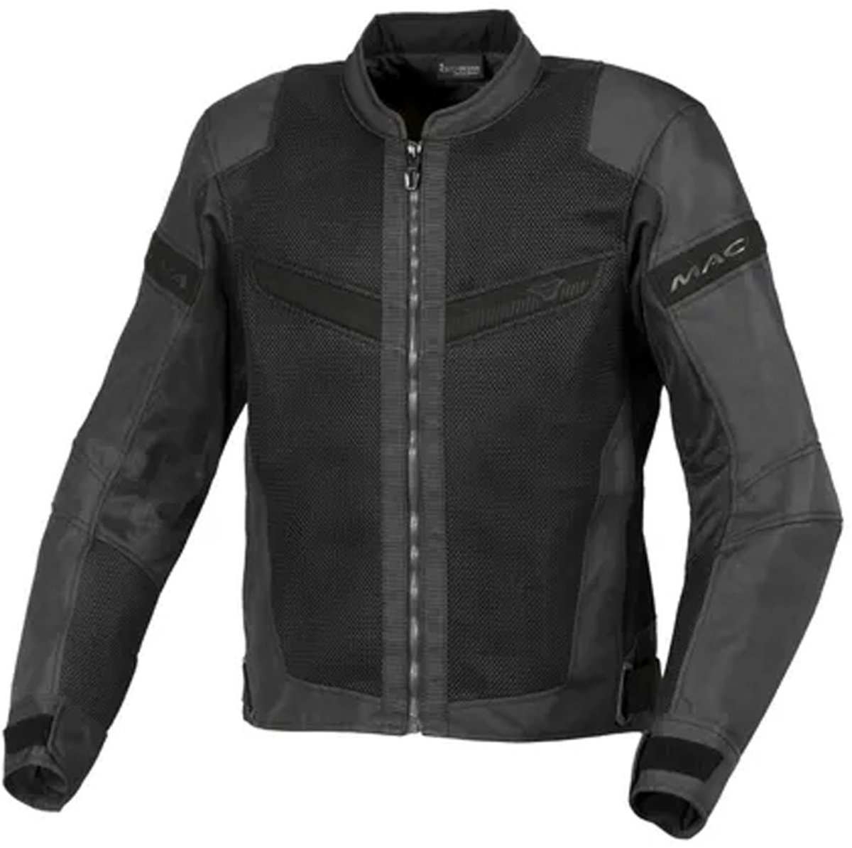 MACNA Velotura, Men's summer motorcycle jacket, Black