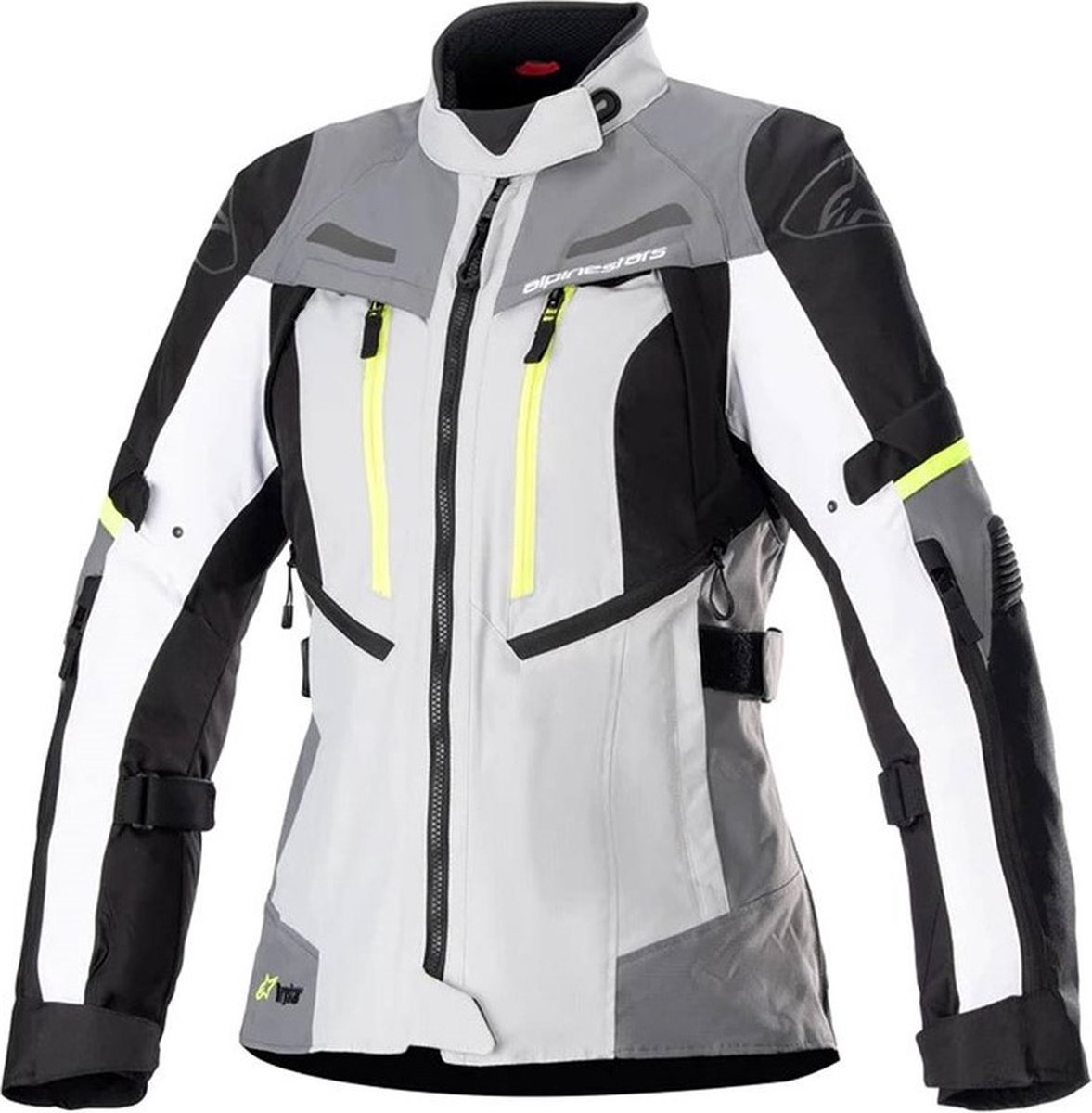 ALPINESTARS Stella Bogotá Pro Drystar Jacket, Women's textile motorcycle, Ice Grey-Dark Grey