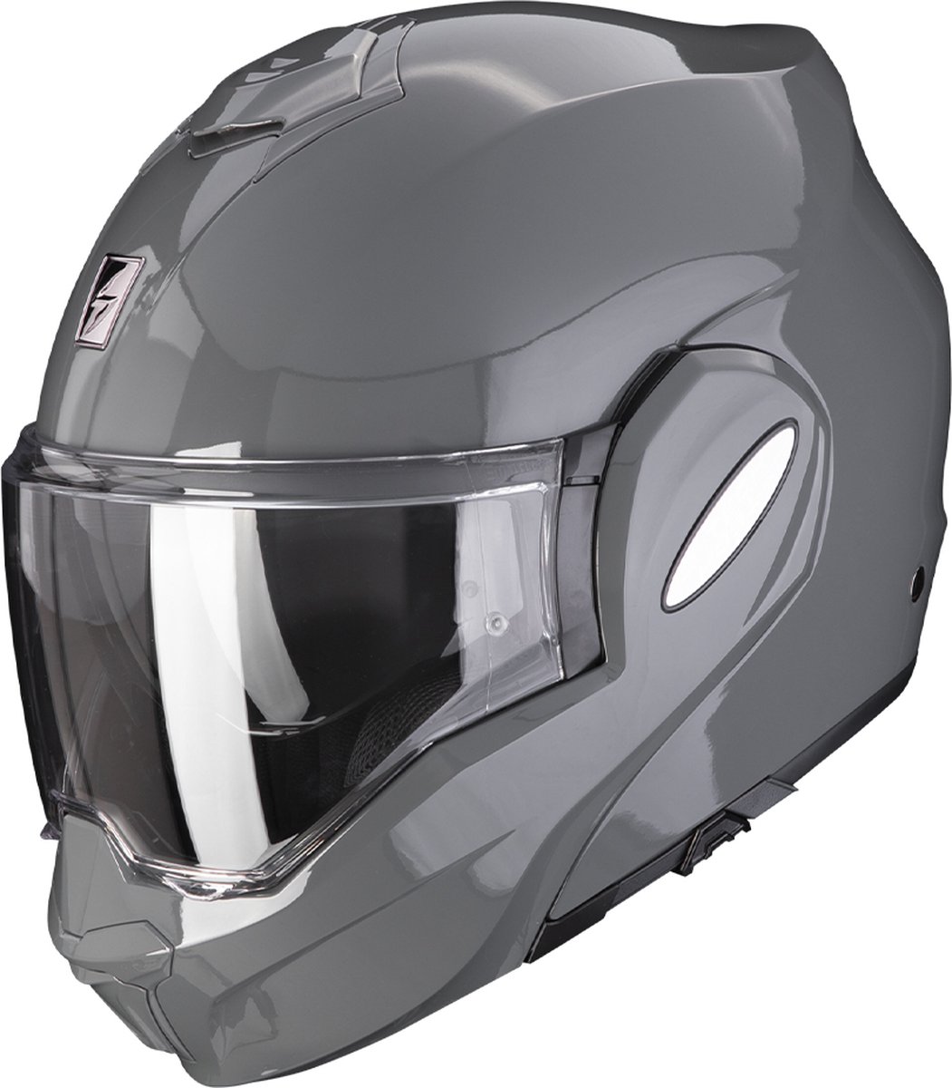 SCORPION EXO-Tech Evo Solid, Modular helmet, Cement Grey