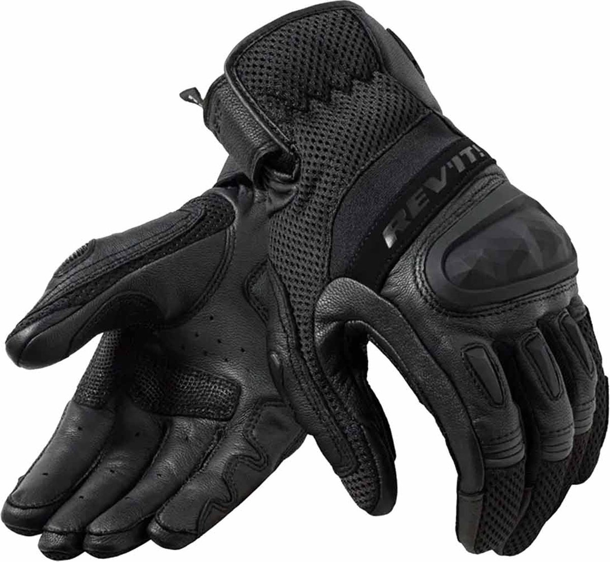 REV'IT! Dirt 4, Motorcycle summer gloves, Black